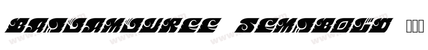 BaiJamjuree SemiBold字体转换